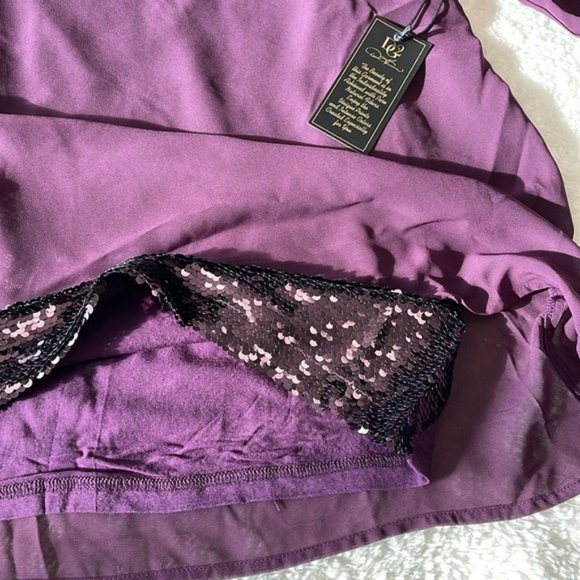 DG2 by Diane Gilman Asymmetric Blouse with Sequin Tank - Picture 6 of 11